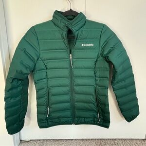 Columbia Down Green Puffer Jacket